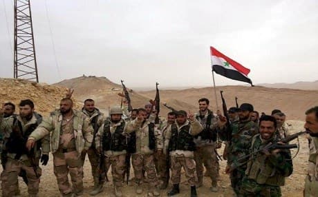 Syrian regime forces. Photo: SANA 