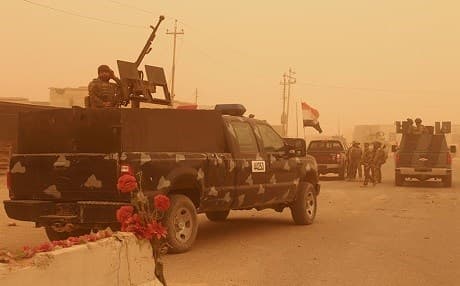 The Iraqi army has entered Fallujah. Photo: AFP