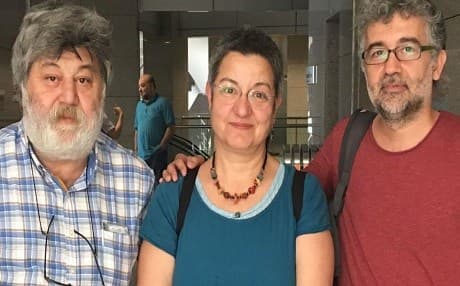 Ahmet Nesin, Şebnem Korur Financı and Erol Önderoglu were arrested on Sunday