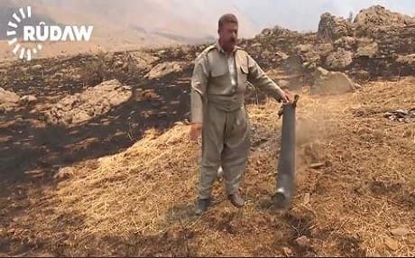Heavy shelling by Iranian forces injured five in the Kurdistan Region’s Erbil province on Sunday. 