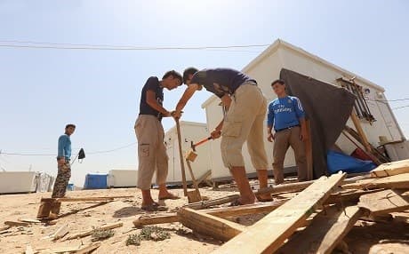 Refugees from Mosul at a camp near Erbil, Kurdistan Region. Photo by Farzin Hassan/Rudaw 