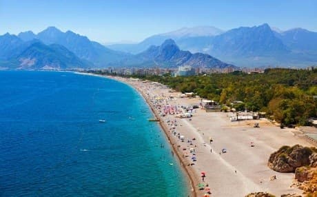 AFP photo of a Turkish holiday resort.