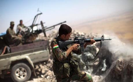 Kurdish Peshmerga soldiers. AFP photo