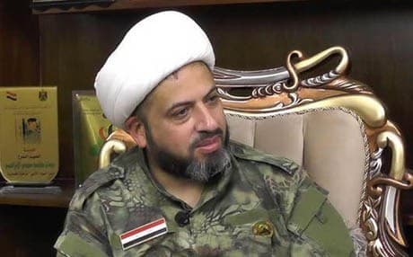 Iraqi militia leader Aws al-Khafaji.
