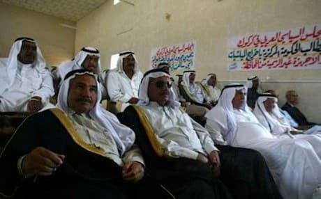 Arab factions in Kirkuk. AFP file photo 