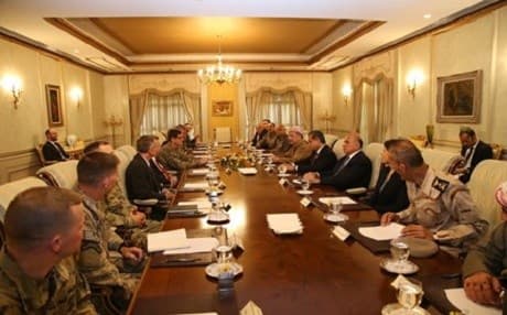 President Masoud Barzani met with General Joseph Votel, Commander of the United States Central Command, in Erbil on Thursday. Photo: Courtesy of the Kurdistan Region Presidency