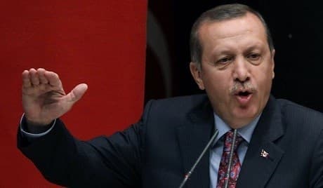 Turkish President Recep Tayyip Erdogan. AP photo. 