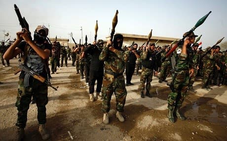 Members of Moqtada al-Sadr’s Saraya al-Salam will participate in the Mosul offensive, Sadr announced. Photo: Haidar Hamdani/AFP