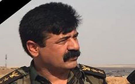 Peshmerga commander Luqman Chamchamali was killed on the Khazir front on Thursday.