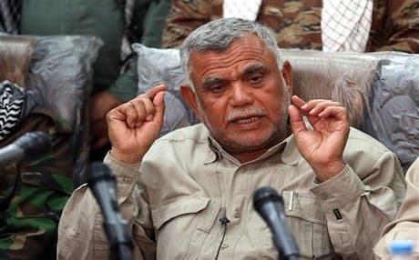 Hadi Amiri, head of the Shiite Badr Organization. AP file photo