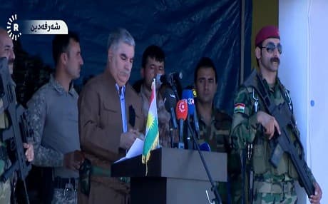 Mayor of Shingal, Mahma Khalil thanks Kurdish armed forces for efforts to confront Islamic State group.