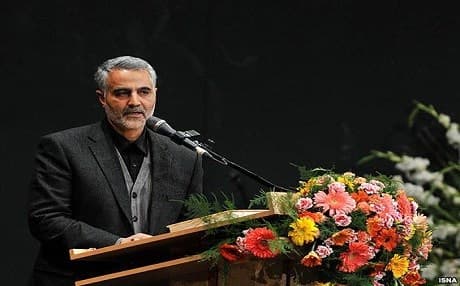 Qasem Soleimani, Head of the Iranian revolutionary guards: ISNA file photo