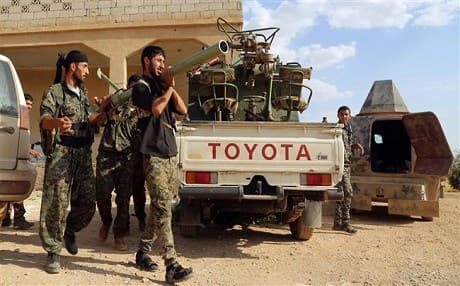 Syrian Democratic Forces in Manbij. Photo: AFP