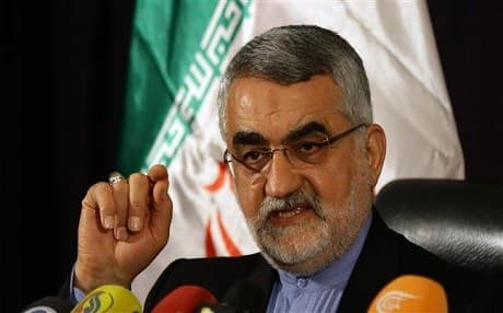 Alaeddin Boroujerdi, Iranian MP and head of the Iranian parliament’s National Security and Foreign Policy Commission. Photo: AFP