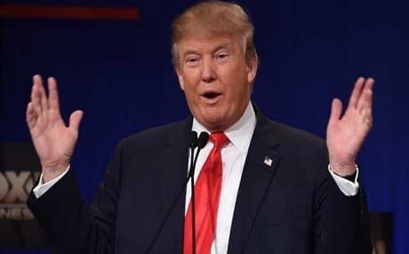 US Republican Presidential nominee Donald Trump