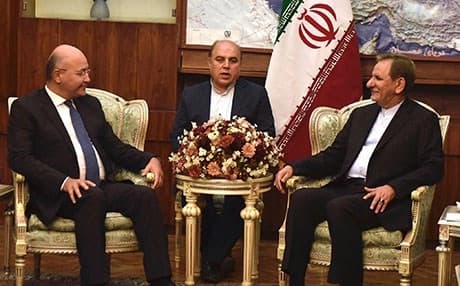 ئیسحاق جەھانگیری و بەرهەم ساڵح، تاران 8-8-2016