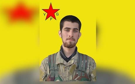 Jordan MacTaggart, an American volunteer with the YPG, was killed on August 3. Photo: YPG
