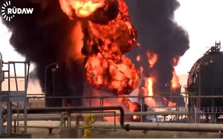 Bay Hassan oil field was knocked offline for a day after an ISIS attack on July 31.