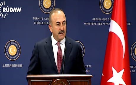 Turkish Foreign Minister Mevlut Cavusoglu. Photo: Rudaw 