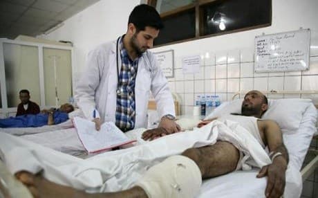 Foreign doctors will have to learn Kurdish to keep their medical licenses. AFP file photo.