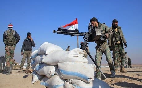 Soldiers of the Syrian Arab Army. AFP
