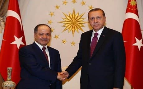 Barzanî û Erdogan