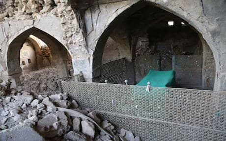 The shrine lies in the Alqush township in Nineveh province. Photo: Rudaw