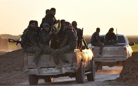 Kurdish YPG in Hasakah Province. Photo: AFP/file