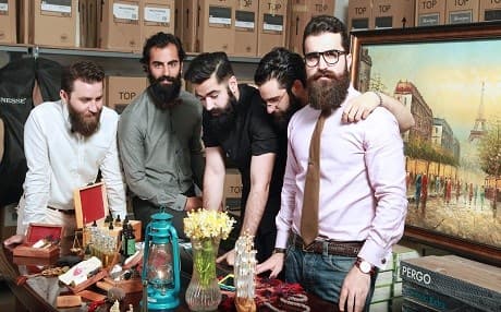 Photo: Omer Nihad (R), founder of Rishn, a proudly Kurdish company. Photo: Courtesy of Omer Nihad