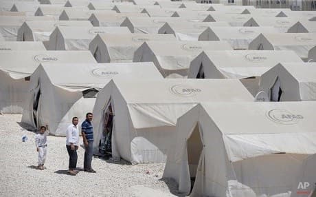 Syrian refugee camp in Suruc, Turkey. AP file photo. 
