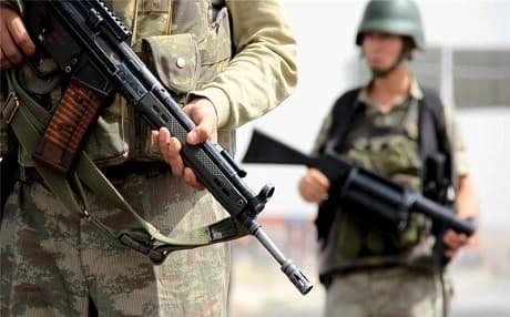 The Turkish army claimed to have killed five PKK fighters in retaliation for murder of an AKP politician. Photo: AP/file