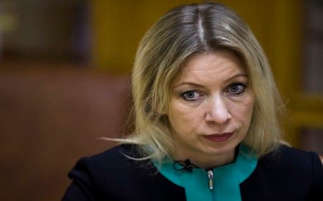 Russian Foreign Ministry spokeswoman Maria Zakharova. AP file photo.