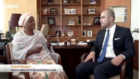 Zainab Bangura speaks to Majeed Gly, Rudaw's correspondent in New York.