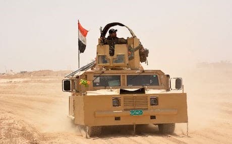 Iraqi forces liberated Qayyarah in August. AFP