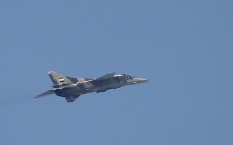 ISIS claimed it shot down a Syrian warplane. AFP file photo.