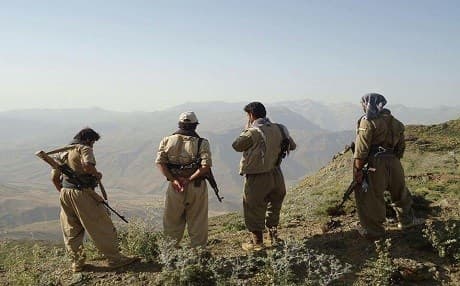 PDKI forces in Iranian Kurdistan. Photo PDKI on Twitter