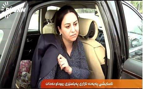 Rengin Shero speaks to our reporter in Duhok after she was sent back to Iraqi Kurdistan