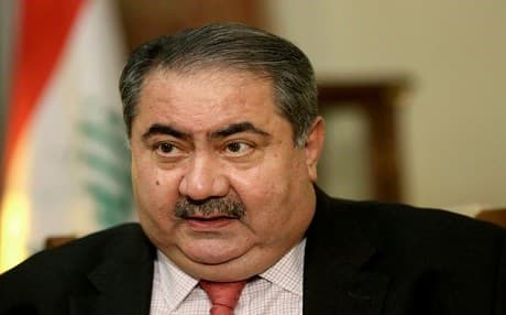 Hoshyar Zebari faced a vote of no-confidence in the Iraqi parliament on Wednesday. AP file photo.