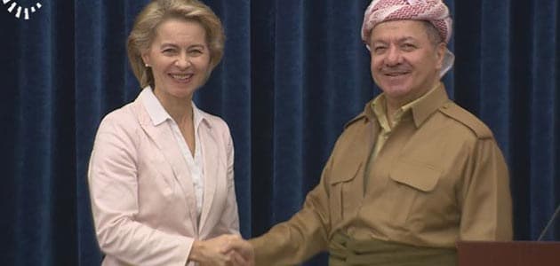 کۆنگرەی رۆژنامەڤانی بارزانی و وەزیری بەرگری ئەڵمانیا