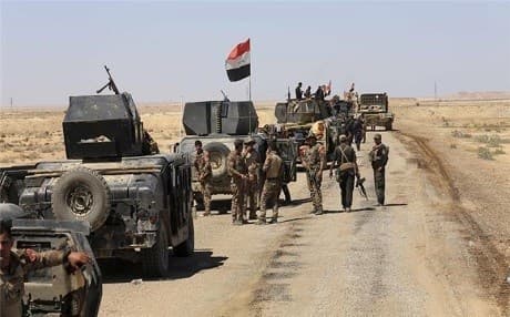 Iraqi Army troops in Anbar province. AP file photo