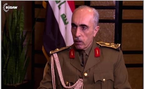 Video grab: Babaker Zebari, former Iraqi army chief of staff.