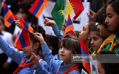 Kurdish language is now included in Armenian school curriculum. Photo: Safin Hamed/Getty Images