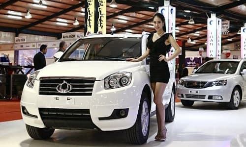 One of the companies that had a sizable participation at the exhibition was Toyota, despite falling sales in the Kurdistan Region.  Rudaw photo.