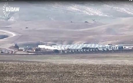 The base of Turkish troops near Mosul. Photo: Rudaw