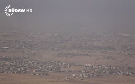 The city of Mosul seen a few days ago. Photo: Rudaw video