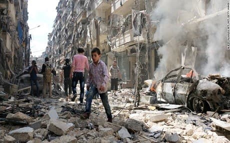 Eastern Aleppo has been largely reduced to rubble. Photo: Ameer Alhalbi/AFP
