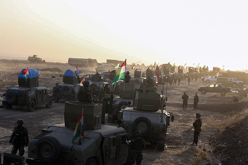 پێشڕەویی پێشمەرگە لە میحوەری تلسقۆف  