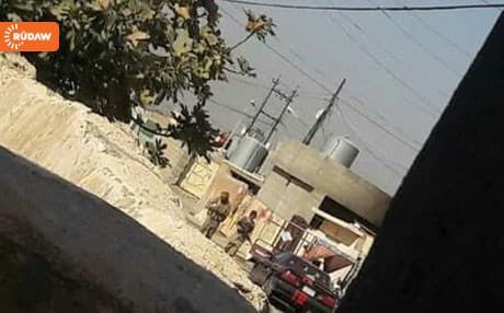 Two of the ISIS militants who had infiltrated Kirkuk. 