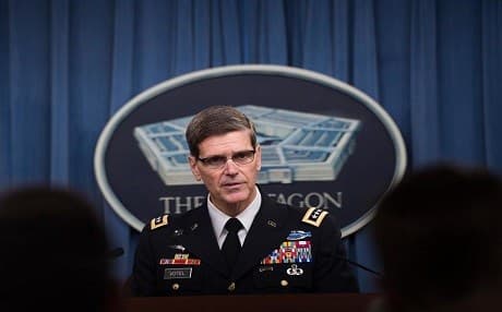 US General Joseph Votel. AP file photo. 