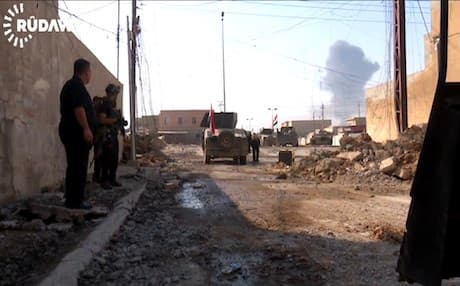 VIDEO: clashes between the Iraqi forces and ISIS militants in Al Zahra neighborhood, eastern Mosul on Friday afternoon. 